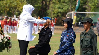Photo of Danlanal Malang Saksikan Pembaretan SMA Taruna Jawa Timur