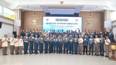 Photo of Diskum Lantamal V Gelar Sosialisasi Netralitas TNI Dalam Pemilu 2024