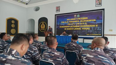 Photo of Danlanal Tegal Buka Latihan Uji Terampil Glagaspur TK I/ TK II (P1-P2)