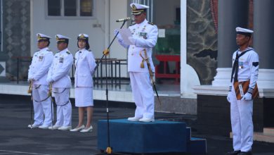 Photo of Palaksa Lanal Tegal Pimpin Upacara Hari Armada RI Tahun 2023