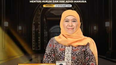 Photo of Jatim Raih Peringkat I Anugerah Legislasi 2023 Kemenkumham RI