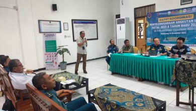Photo of Pasops Lanal Semarang Hadiri Rapat Koordinasi Penyelenggaraan Angkutan Laut Natal dan Tahun Baru