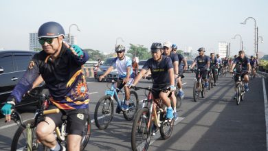 Photo of Luar Biasa Sejauh 25 Km, Dankodiklatal Fun Bike Bersama Pejabat Utama Kodiklatal Hingga Puslatdiksarmil