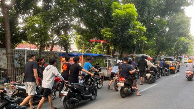 Photo of Polres Gresik  Bubarkan Balapan Liar, Amankan  50 Sepeda Motor