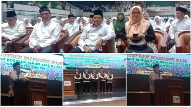 Photo of Bimbingan Manasik Jemaah Haji Reguler TK Kabupaten Tahun 1445 H / 2024 M Sekabupaten Gresik Dibuka Sekda