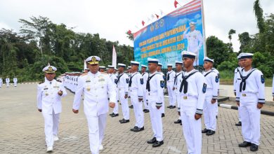 Photo of Satdik-3 Kodiklatal Resmi Melantik 99 Prajurit Jalasena TNI AL