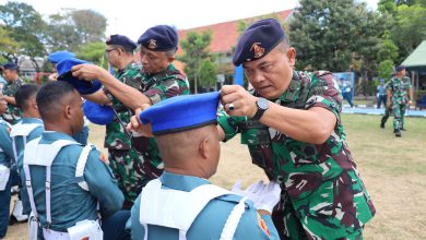 Photo of 104 Siswa Kodiklatal Siap Mengabdi Sebagai Jalasena Berbaret Pomal