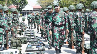 Photo of Dukung Kesiapan Lattek Siswa, Puslatdiksarmil Kodiklatal Apel Gelar Material Alins dan Alongins