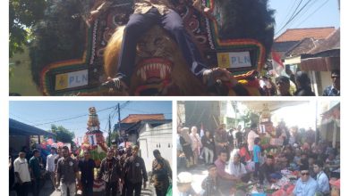 Photo of ,Arak Arakan Tumpeng Raksasa Dan Pagelaran Wayang Kulit Meriahkan Puncak Sedekah Bumi Dusun Cagak Agung