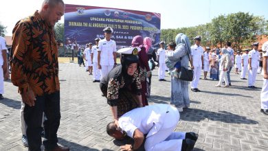 Photo of 60 Siswa Dikmaba Angkatan 43/2 Kejuruan Pelaut Resmi Bertugas Di Satuan TNI AL