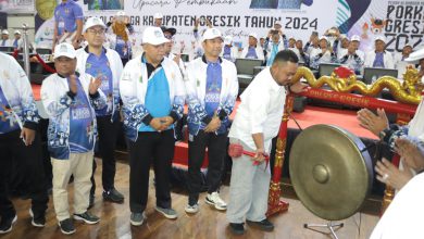 Photo of Waka Polres Hadiri Upacara Pembukaan PORKAB Gresik 2024