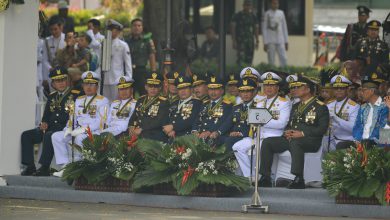 Photo of Dankodiklatal Hadiri Upacara HUT Ke-79 RI Di Istana Merdeka Dengan Tema Nusantara Baru Indonesia Maju