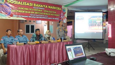 Photo of Dukung Terciptanya Generasi Unggul, Pemdes Katimoho dan Stakeholder Gelar Sosialisasi Bahaya Narkoba