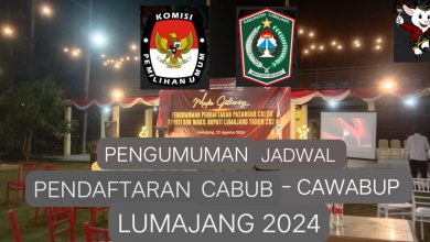 Photo of Pengumuman Jadwal Pendaftaran Cabub-Cawabup Lumajang 2024