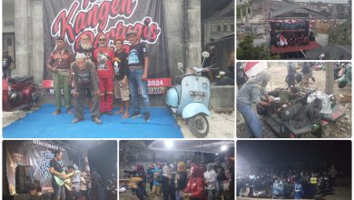 Photo of Kekompakan Para Pecinta Vespa, Temu Kangen 42-615 ke-19 Tahun, Patut di Berikan Acungan Jempol