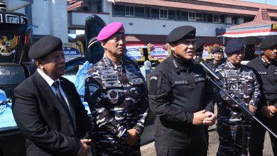 Photo of Wujud Solidaritas Warga Baret Hitam, Dankodiklatal Hadiri Peringatan HUT ke-65 Hiu Kencana