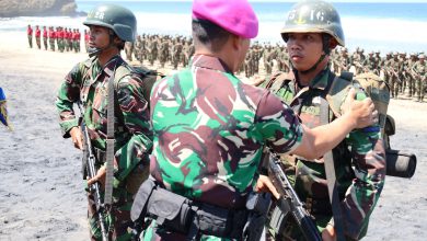 Photo of Selesai Lattek Dikko Marinir 174, Prajurit Muda Baret Ungu Siap Bertempur Di Medan Tugas