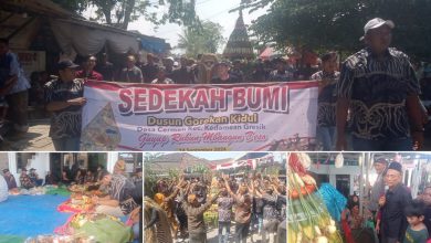 Photo of Meriahkan Sedekah Bumi, Dusun Gorekan Kidul Arak Arakan Tumpeng Raksasa