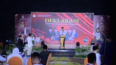 Photo of Polres Gresik Dukung Deklarasi Pemilu Damai di Kabupaten Gresik