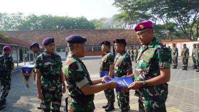 Photo of Dari Puslatdiksarmil, Siswa Diktukpa TNI AL Angkatan 54 Tiba di Kodikdukum Kodiklatal