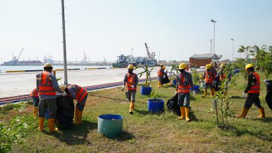 Photo of Peringati Hari Perhubungan Nasional, Petrokimia Gresik Gelar Akai Bersih -Bersih Pelabuhan