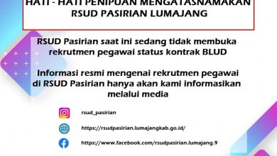 Photo of Maraknya Penipuan Rekrutmen Pegawai RSUD Pasirian Pihak RSUD Keluarkan Peringatan