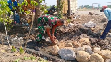 Photo of Antisipasi Jalan Longsor, Pemdes Beton Bangun TPT