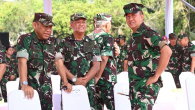 Photo of Dankodiklatal Hadiri Pelaksanaan Apel Gelar Pasukan Pengamanan VVIP Pelantikan Presiden dan Wapres RI