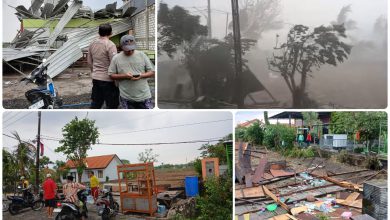 Photo of Hujan Deras di Sertai Angin, Porak Porandakan Dua Warkop di Wilayah Balongpanggang