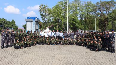 Photo of Bangun Jiwa Bela Negara, Satdik – 2 Kodiklatal Latih Mahasiswa Campus BRI Makassar