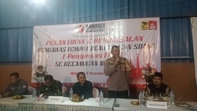 Photo of Pesan Kapolsek Menganti AKP Roni Ismullah Saat Hadiri Pelantikan PTPS Se-Kecamatan Menganti