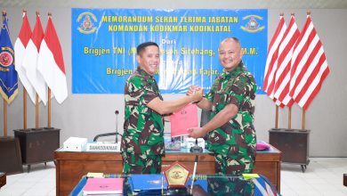 Photo of Komandan Kodikmar Kodiklatal Laksanakan Memorandum Serah Terima Jabatan