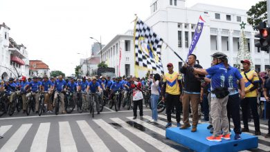 Photo of Ramaikan Rangkaian Hari Armada Tahun 2024, Dankodiklatal Ikuti Sunset Funbike