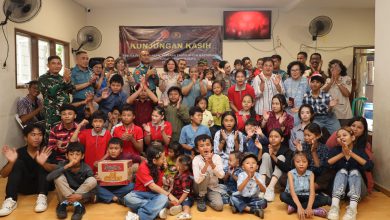 Photo of Dirdok Kodiklatal Berbagi Kasih Sambut Natal dan Tahun Baru di Panti Asuhan