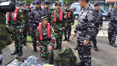 Photo of Dankodiklatal Pimpin Gelar Pasukan dan Pelepasan Satgas Lattek Gabungan Pelayaran WJY 23