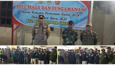 Photo of Kapolsek Menganti Gelar Apel Siaga Dan Pengamanan NATARU