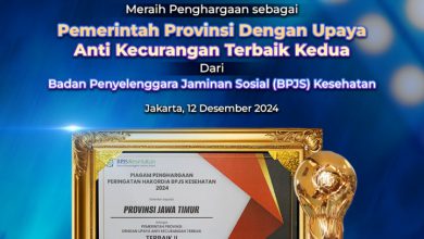 Photo of Jatim Raih Penghargaan Provinsi Anti Kecurangan Terbaik Kedua