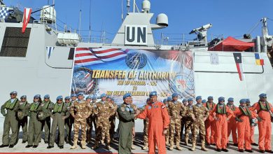 Photo of Lanjutkan Misi, Air Crew HS-1305 Serahkan Penugasan Maritime Taks Force kepada Air Crew HS-1306