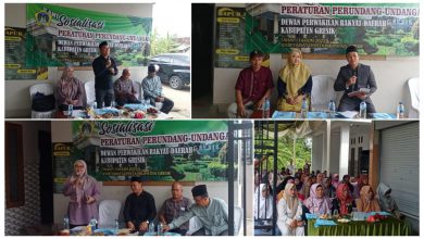 Photo of Sosperda Perdana 2025, DPRD Gresik Nur Yahya Hanafi, ST., Sosialisasikan Dua Peraturan Daerah