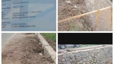 Photo of Proyek Pembangunan Ruas Jalan Mojoagung – Mojoduwur Menjadi Sorotan Publik, APH Harus Secepatnya Turun Tangan