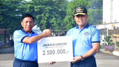 Photo of Komandan Puspenerbal Apresiasi Prajuritnya Raih Juara Umum Kejuaraan Pencak Silat East Java Tournamen 2025