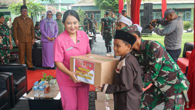 Photo of TMMD ke-124 Kabupaten Gresik Resmi Dibuka, Polres Gresik Dukung Penuh Program Pembangunan Desa