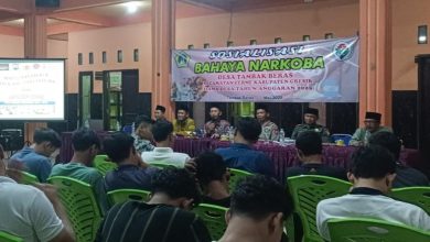 Photo of Agar Jauhi Narkoba, Pemdes Tambak Beras dan Polsek Cerme Gelar Sosialisasi