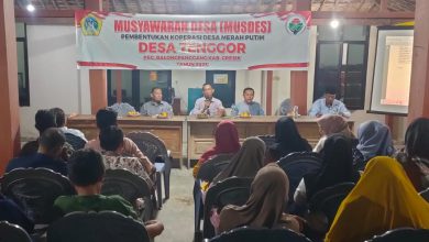 Photo of Tingkatkan Kesejahteraan Warga, Pemdes Tenggor Dirikan Koperasi Desa Merah Putih