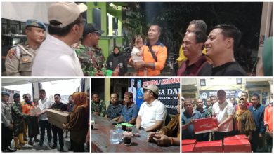 Photo of Plt Bupati Gresik dr Asluchul Alif Langsung Tinjau Banjir Kali Lamong Malam Hari