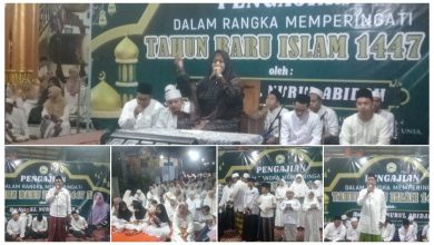 Photo of Takmir Masjid Baiturrahman Gantang Boboh Meriahkan Tahun Baru Islam 1447 H Tahun 2025 Dengan Pengajian Dan Santunan Anak Yatim-piatu