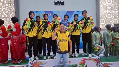 Photo of Kontingen Drumband Gresik Raih Juara Umum, Borong 11 Medali di Porprov IX Jatim 2025