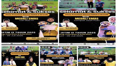 Photo of Bupati, Wabup, hingga Ketua KONI Apresiasi MAN 2 Gresik Ukir Sejarah Sumbang 3 Medali Emas 1 Perak dan 1 Perunggu di Ajang Porprov IX Jatim 2025