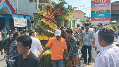 Photo of Tradisi Kirab Lima Tumpeng Raksasa Jadi Rebutan Warga Cagakagung